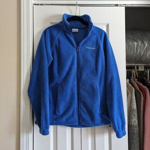 Columbia women’s zip up jacket blue size S fleece